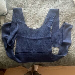 Free People Orchid Convertible Open Back Sweater